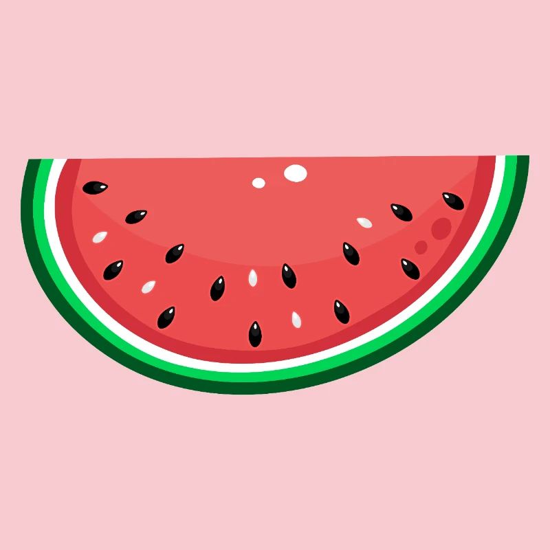 Wassermelone Design Scheibe
