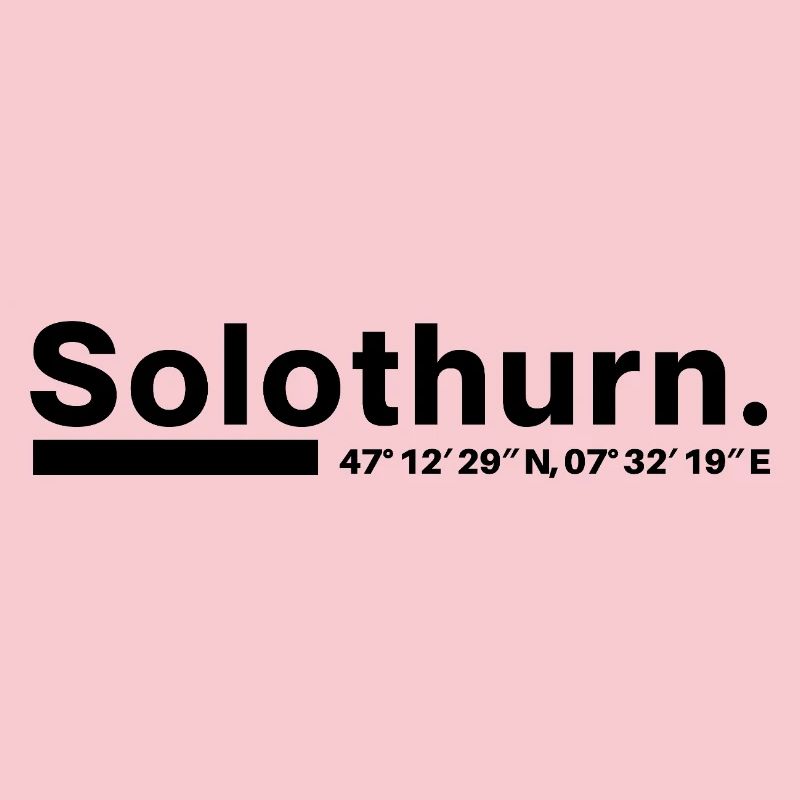 Solothurn coordinates Canton Switzerland