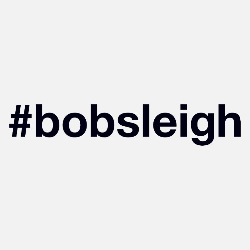 Bobsleigh Bobfahren Hashtag