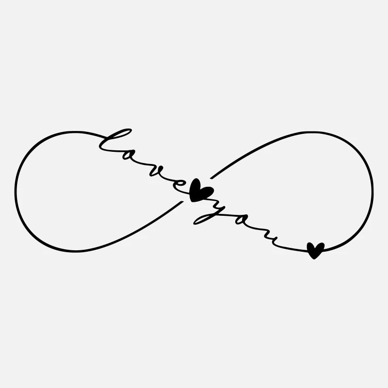 Symbole de l’infini Love You