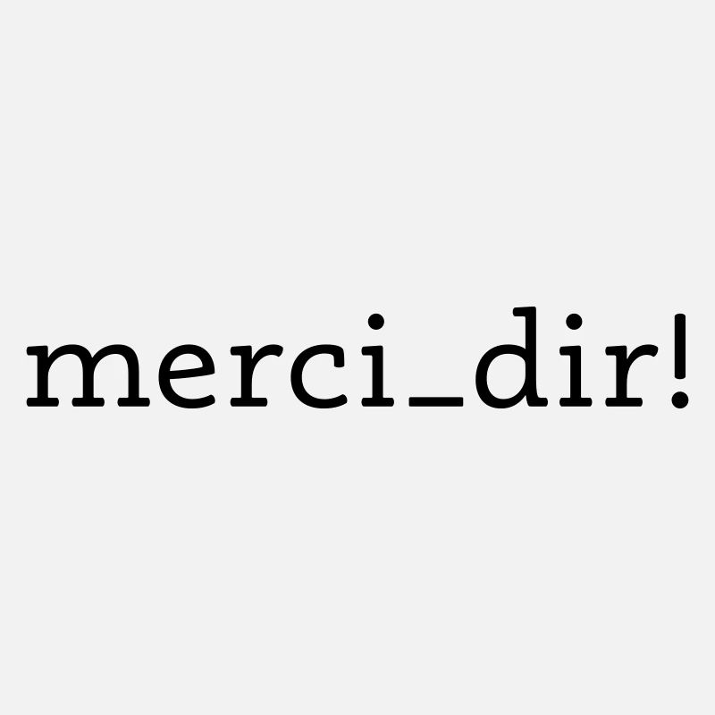 Merci!