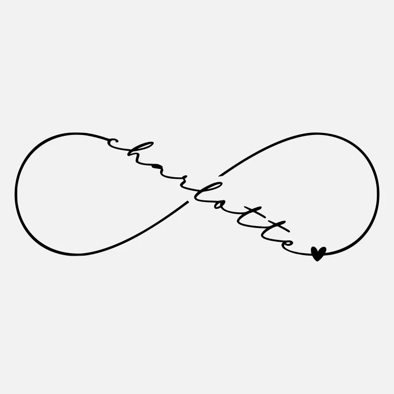 Charlotte Name Infinity Symbol