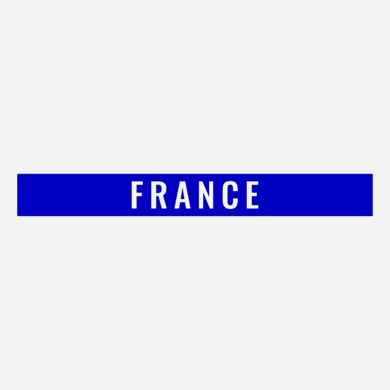 France Rectangle Bleu