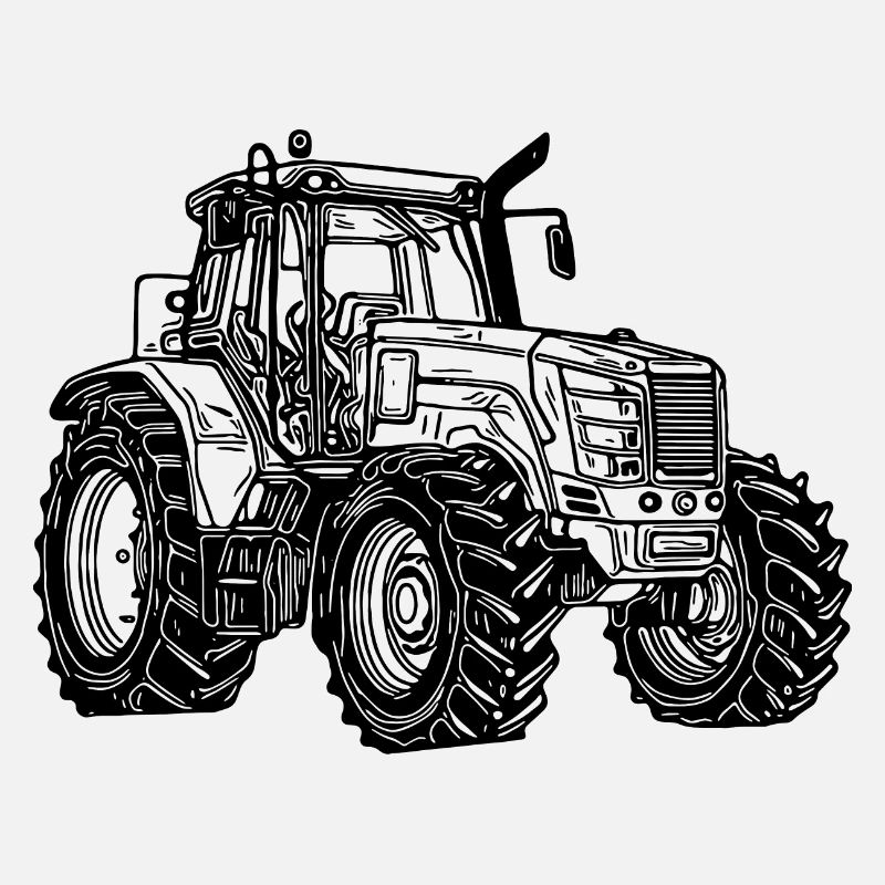Fantastic tractor large field tractor