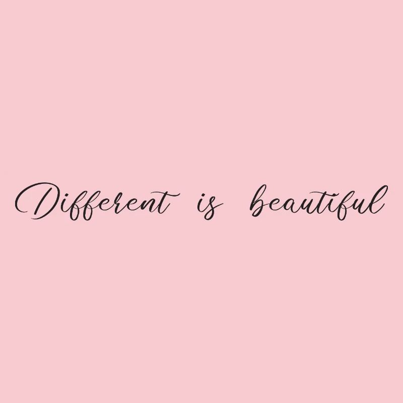 Différent, c’est beau