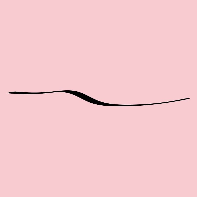 thin stroke swing curve underline line