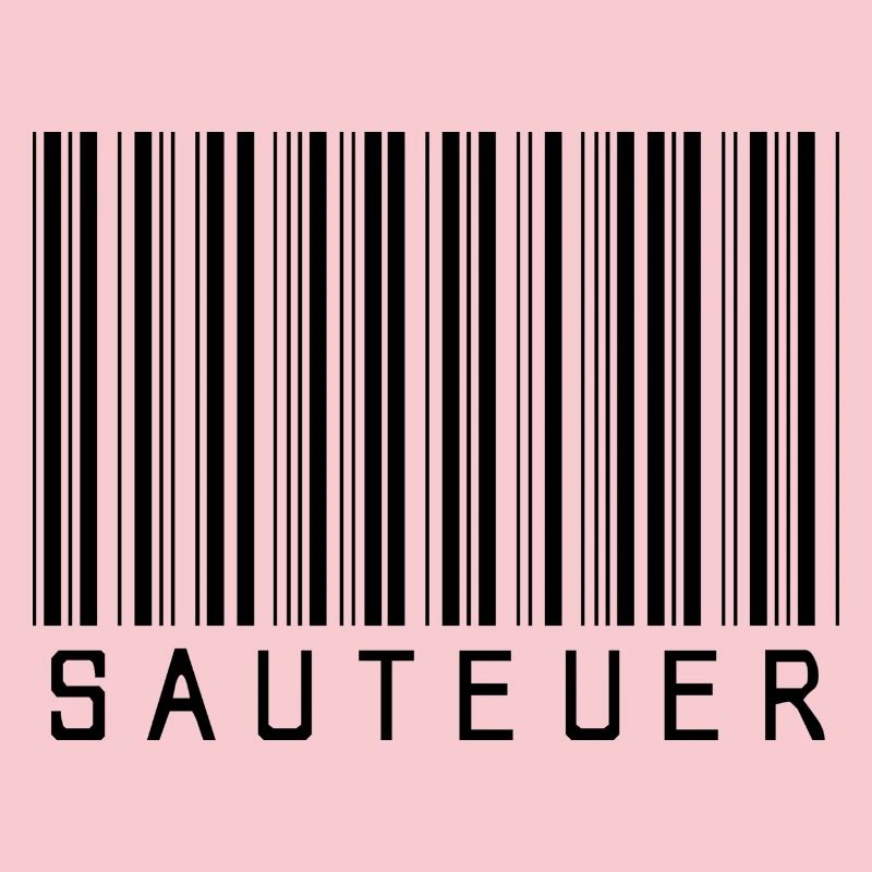 Strichcode "SAUTEUER" black/schwarz
