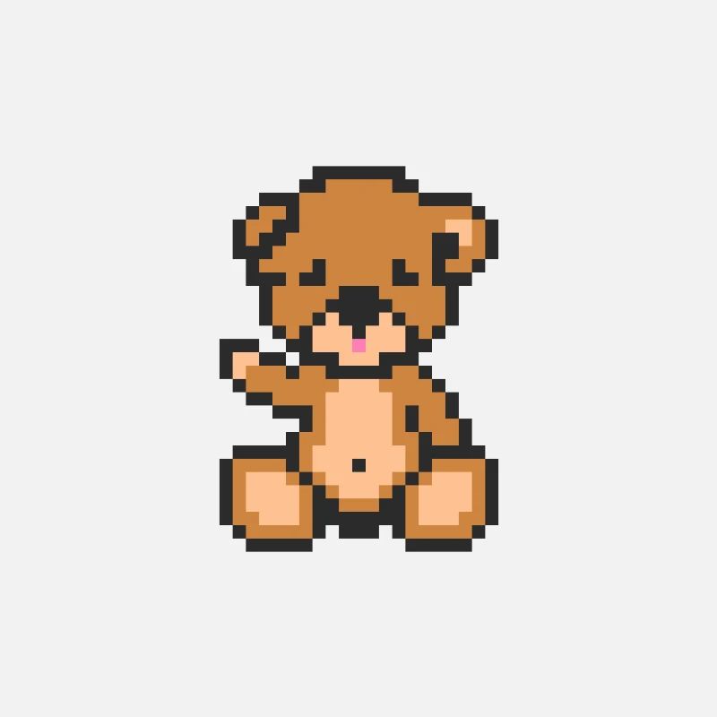 Pixel Teddy Bear