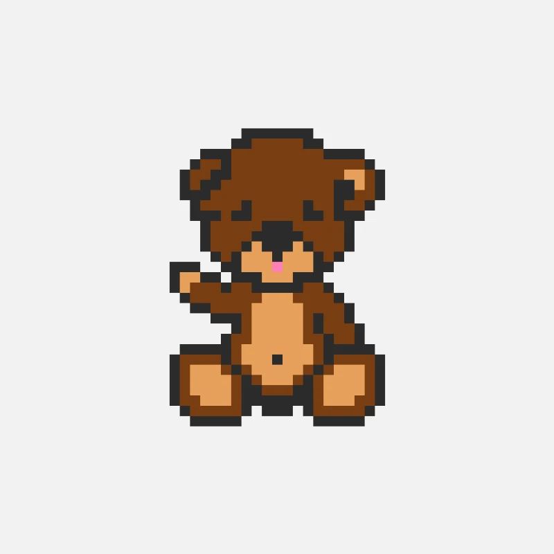 Pixel-Bär-Brownie