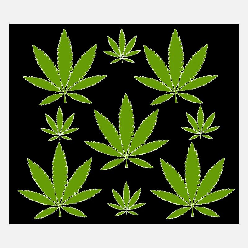 Hemp pattern green