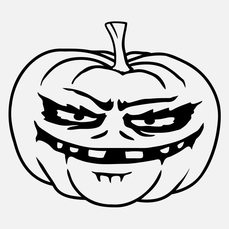 Monster Pumpkin Comic Halloween