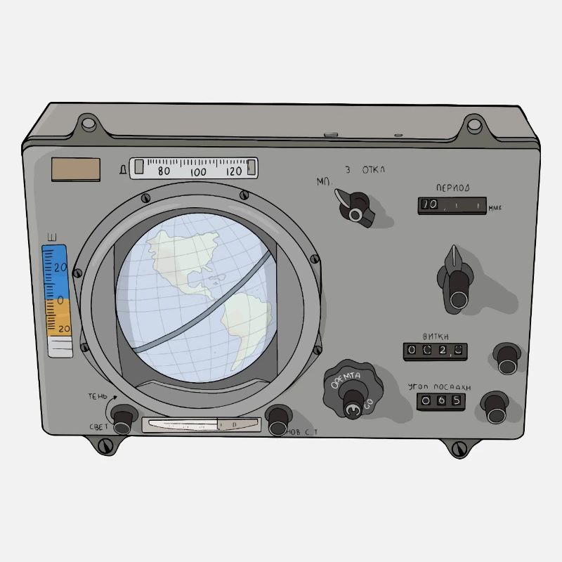 Globus Vintage Navigation Analog Device