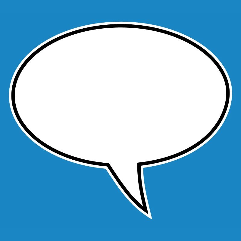 Speech bubble design right
