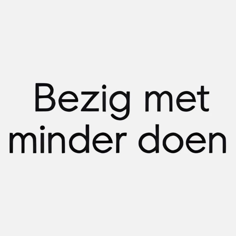 Doing less – Trendy Text Design