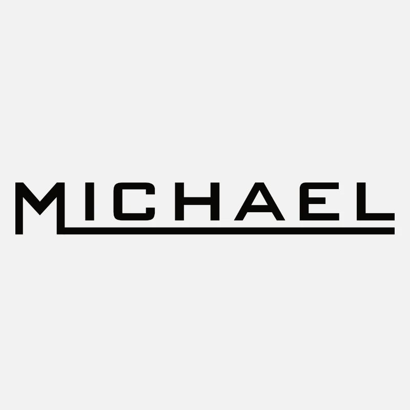Michael Name Design noir