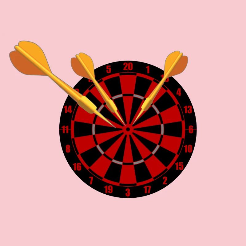 Fléchettes Flèches et jeu de fléchettes