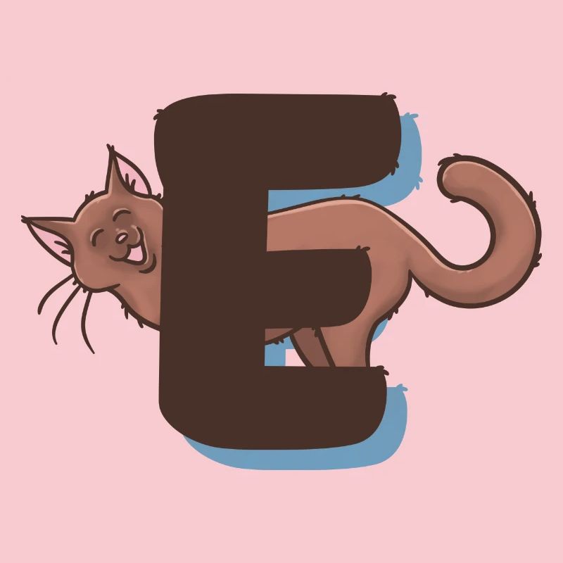Lettre E du chat