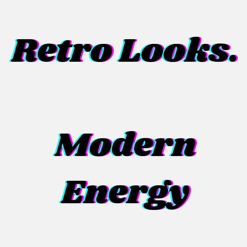 Conception de typographie rétro néon glitch