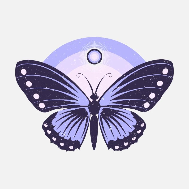 Papillon Lilas mignon