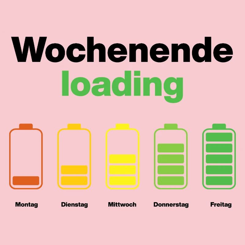 Weekend loading – battery full on Friday, work