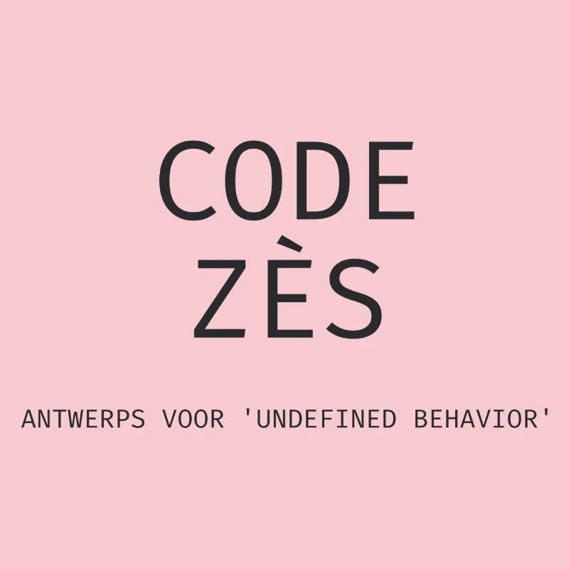 Antwerpen: "Code Zès!" – Tech Dialect Shirt