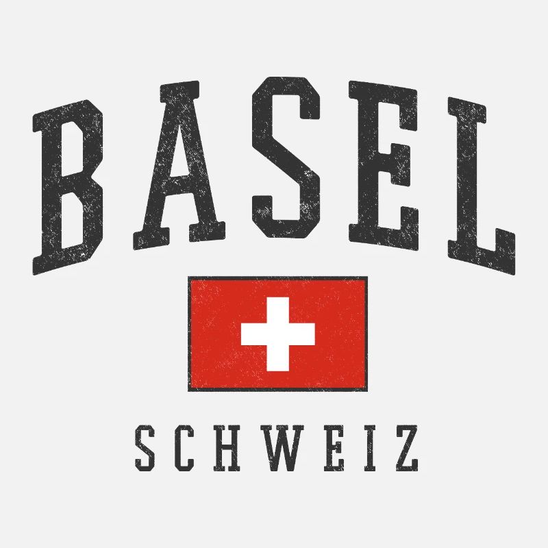 Bâle Suisse Design avec drapeau