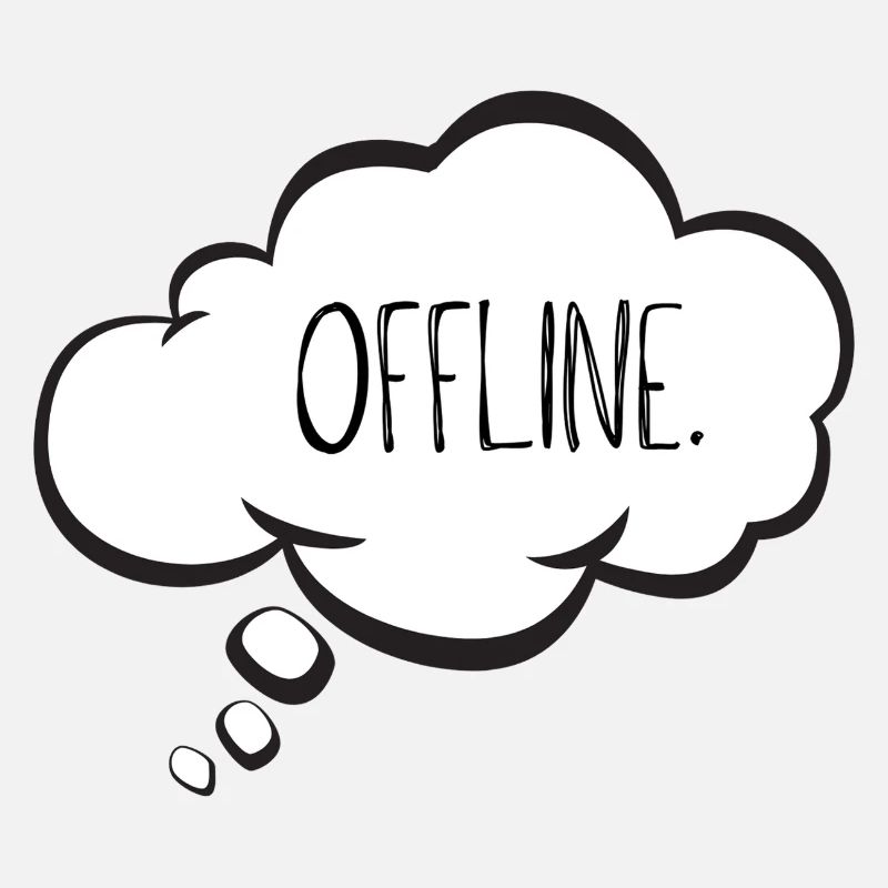 Time Out Statement Design Thought Bubble - OFFLINE