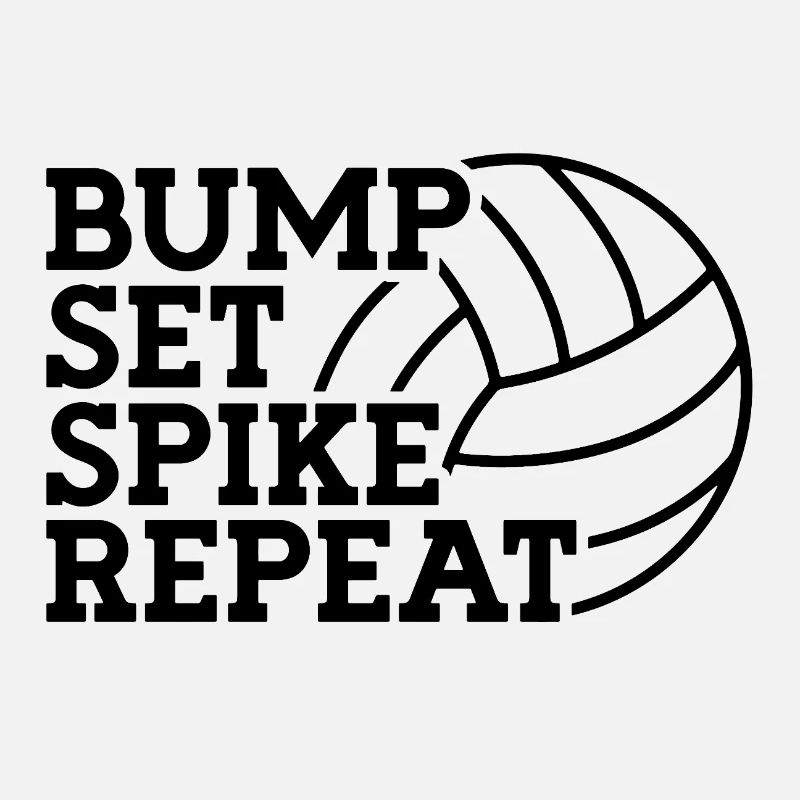 Bosser, s’installer, spike, répéter - conception de volley-ball