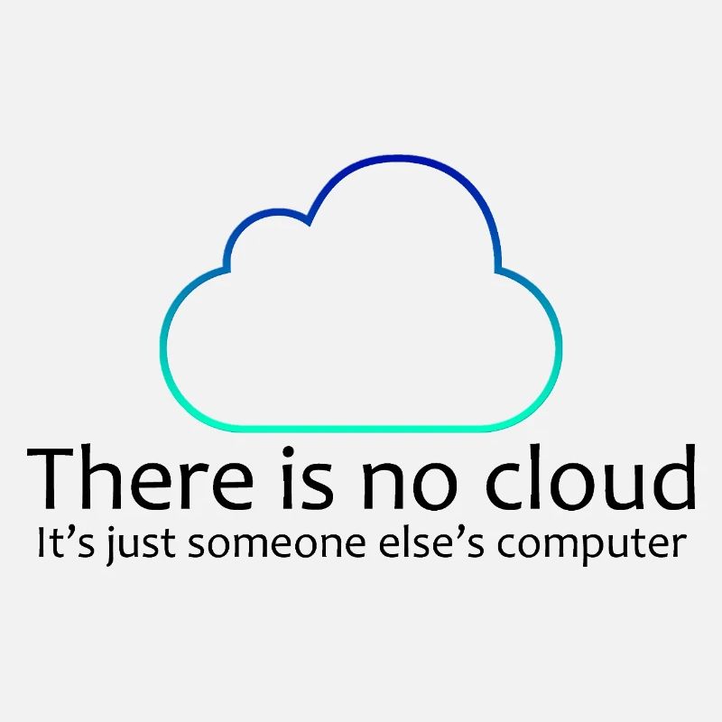 Pas de programmation dans le cloud T-shirt drôle