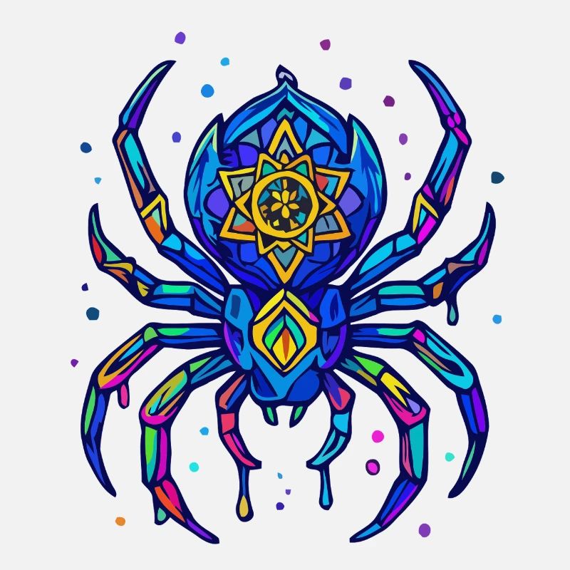 Araignée néon