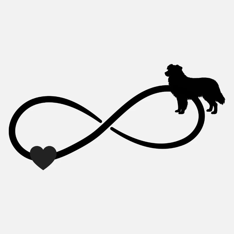 Australian Shepherd Heart Infinity