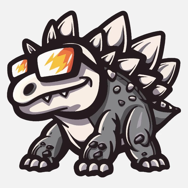 Dinosaurier stegosaurus Cool Comic