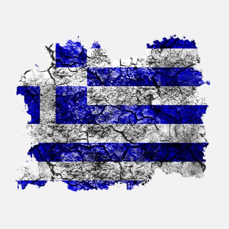 Drapeau de la Grèce Vintage