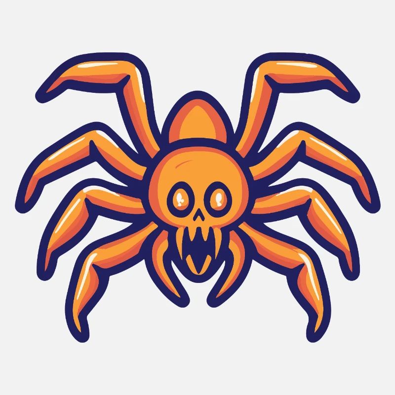 Tarantula Halloween Comic Spider