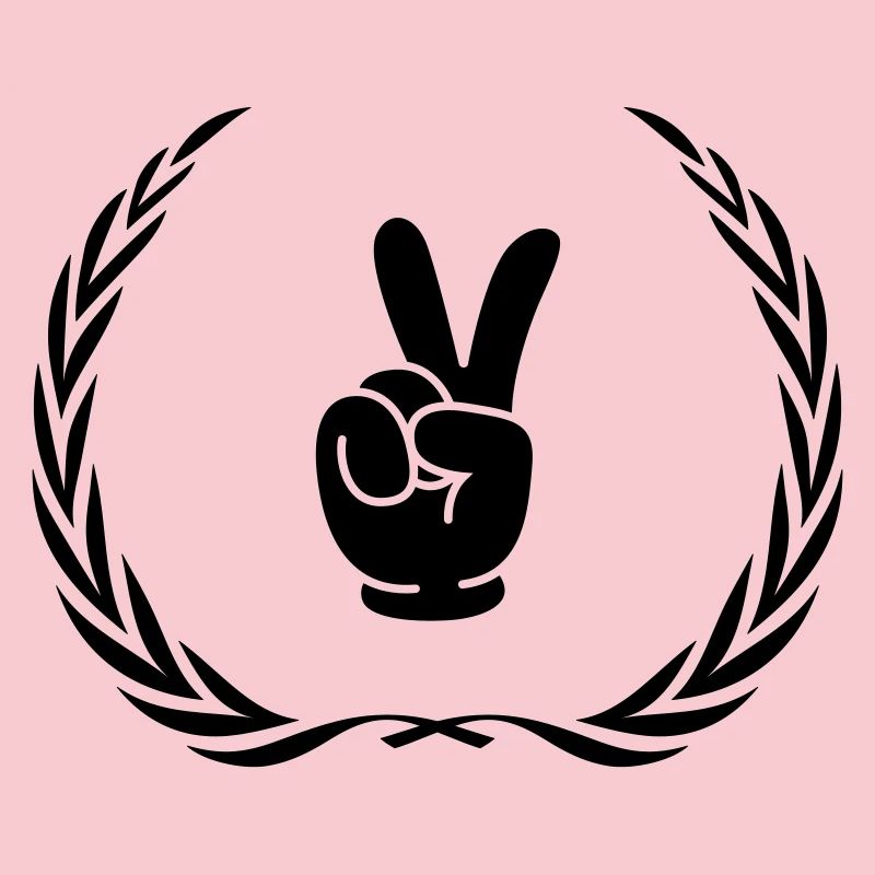Peace Hand Comic Kranz