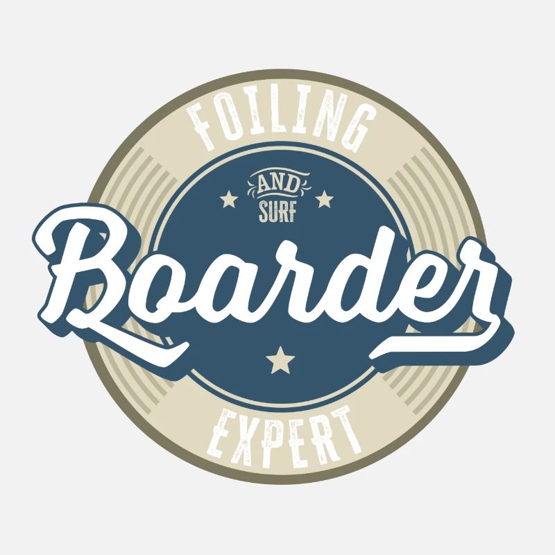 Surf and Boarder Label