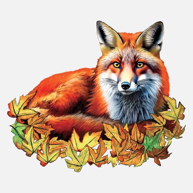 Rotfuchs im Herbst