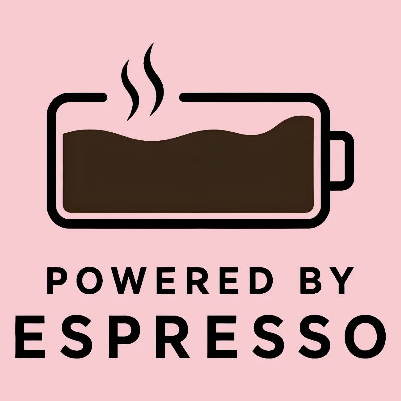 Propulsé par Espresso - Conception de café pour ventilateur de café