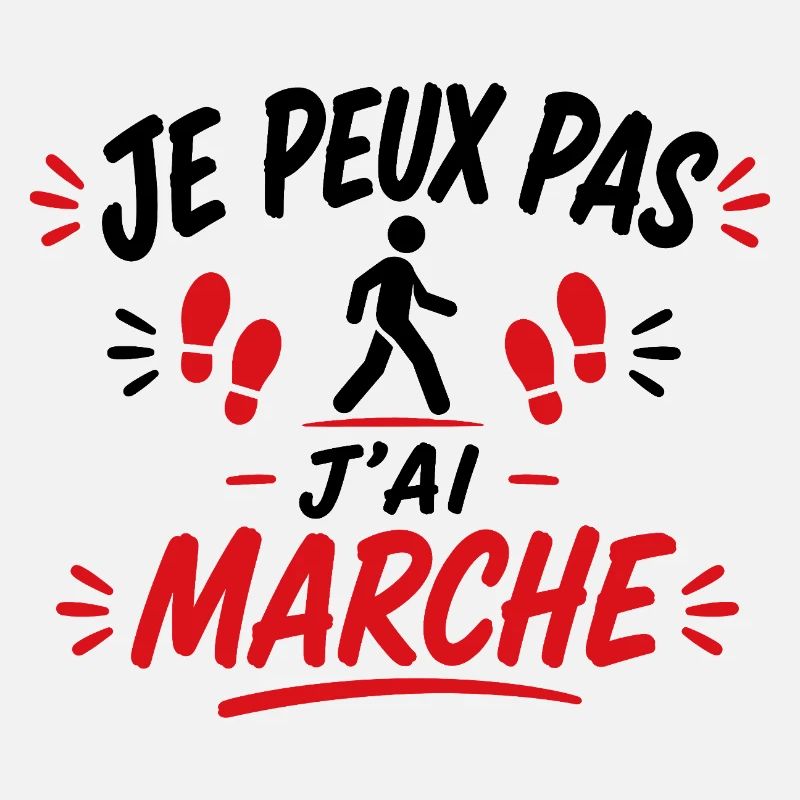 Marche Empreintes Rouge