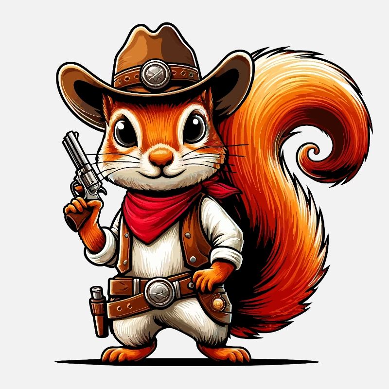 Cowboy Eichhoernchen