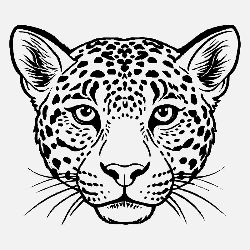 Leopardengesicht