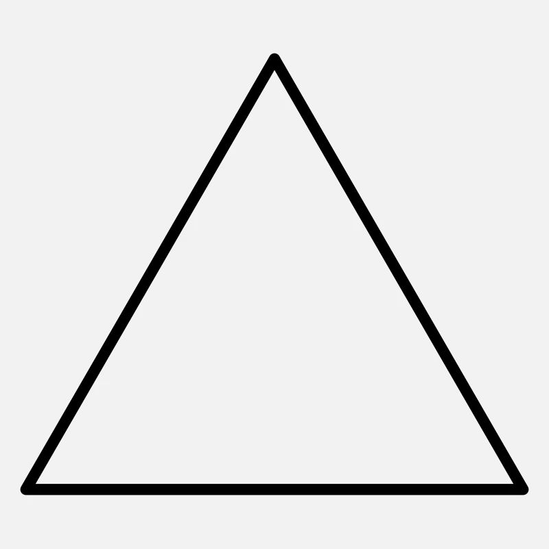 Triangle symbolique équilatéral