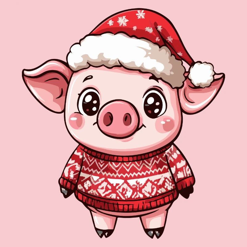 Pig Christmas Comic