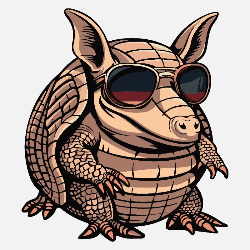 Armadillo Bande dessinée cool