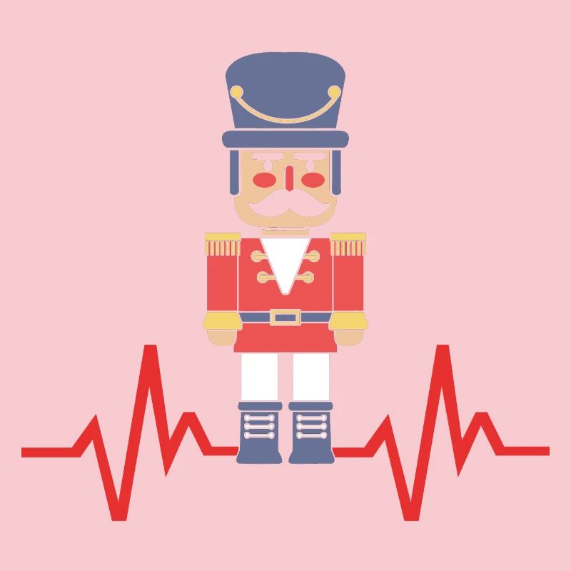 Nutcracker Christmas Heartbeat