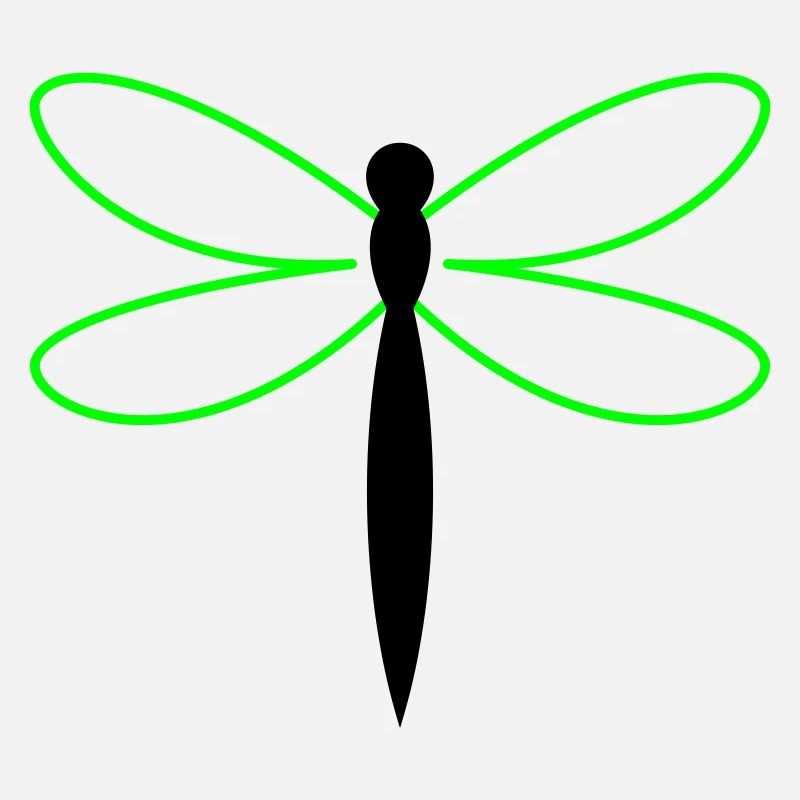 Silhouette de la Libellule