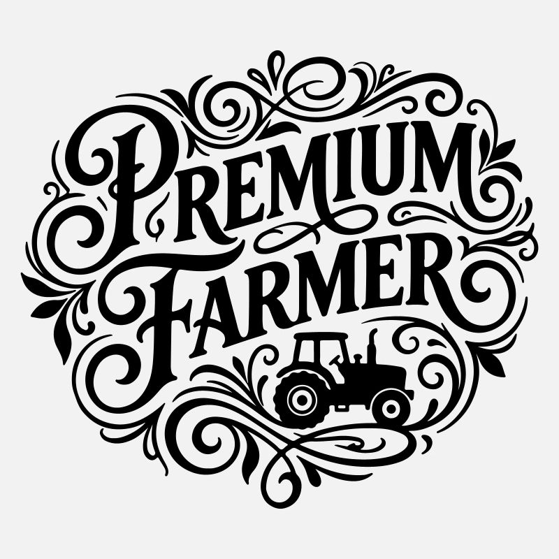 Premium Farmer Saying Farmer