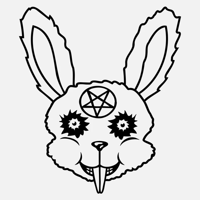 Pentagramme Lapin Satan