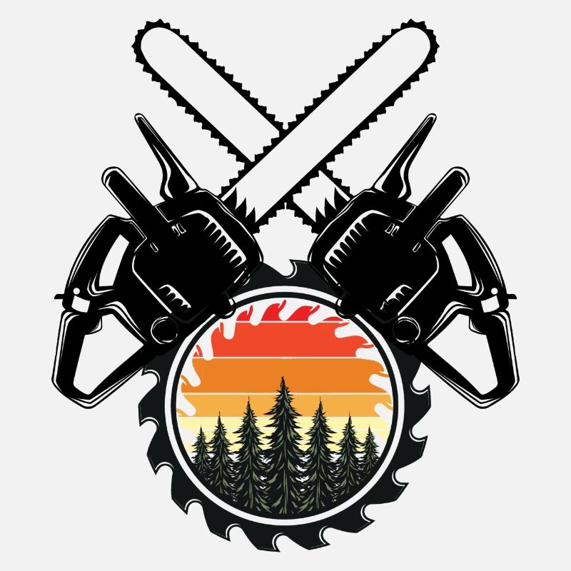 Tronçonneuse Axe Forester Bûcheron Scie Chaîne