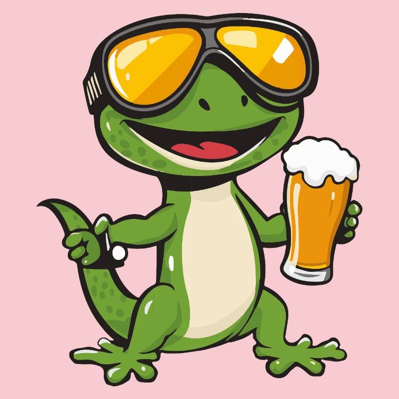 Lizard Après Ski Beer Comic
